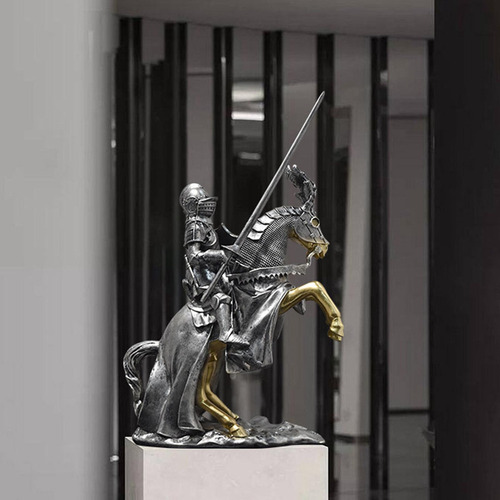 1 Figuritas De Caballero Decorar Estatua Arte Caballero