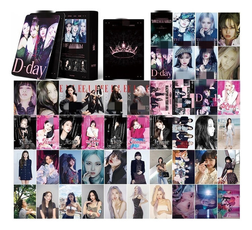 54 Photocards Blackpink - The Album D-day Edition