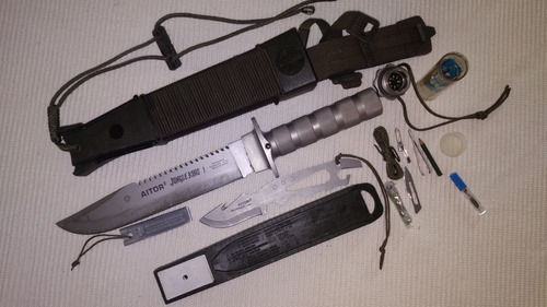 Cuchillo De Supervivencia Aitor Jungle Kin 1 Completo Ete (Usado)