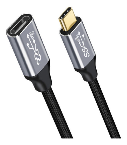 Cable Tipo C Usb 3.1 Gen 2 De Carga Rápida De 10 Gbps Pd 100