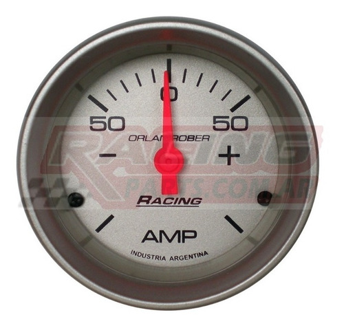 Amperimetro Racing 52mm -50/+50 Orlan Rober