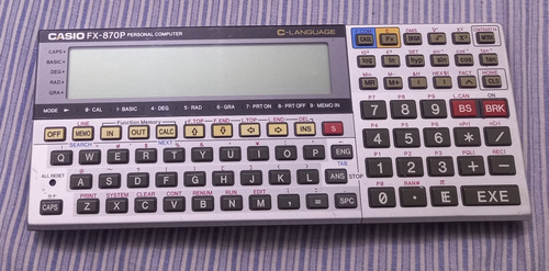 Computadora De Bolsillo Casio Fx-870p Japonesa Muy Rara