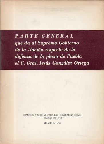 Parte General Que Da Al Supremo Gobierno De La Nación Respec