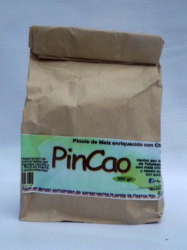 Pinole Con Cacao. Maiz Olotillo Libre De Quimicos (2 Kg)