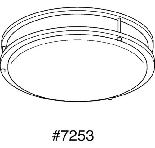 Progress Lighting P72530930k9 Led Cerca De Techo Comm Onelig