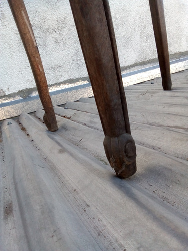 1/2-antigua Mesa Mesita Bar Provenzal Roble 60 X 50 X 78 Alt (Usado)