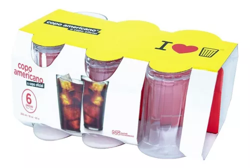 Jogo copo kit com 24 copos long drink vidro 300ml barato em Promoção na  Americanas