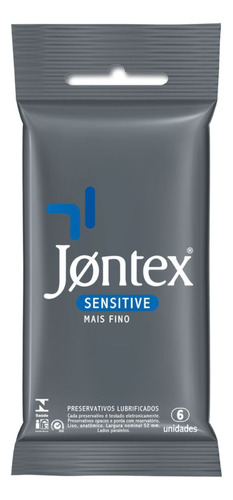 Preservativo Jontex Sensitive C/ 6 Camisinhas