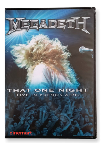 Megadeth That One Night Live In Buenos Aires Musical Dvd