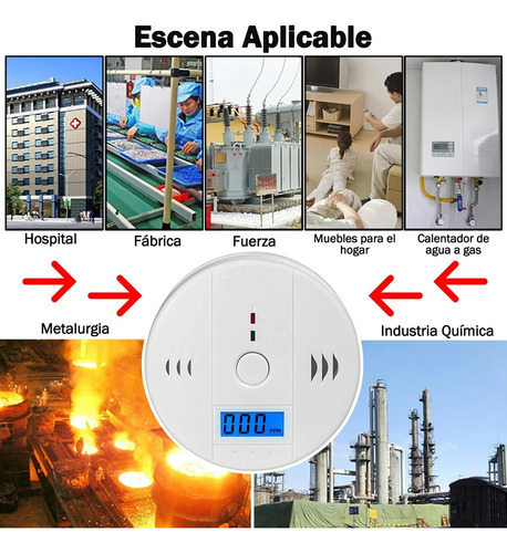 Detector De Humo,2 Paquetes Detectores De Alarma De