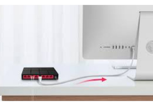 Switch Gigabit De 8 Puertos Mercusys Ms108g 10/100/1000 Mbps