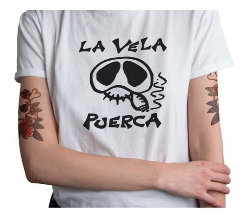 Polera La Vela Puerca Hombre Mujer Banda Rock Metal Grunge