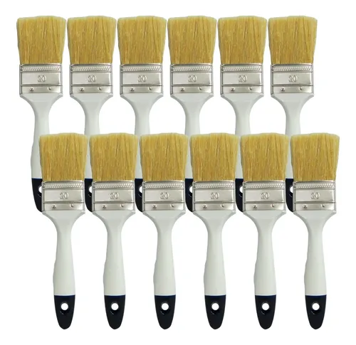 Pincel Pintor De Cerda 2 Pulgadas 5 Cm X12 Unidades
