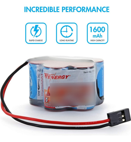 Radio Control Bateria De 6 V 1600 Mah Tenergy