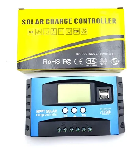 Controlador De Carga Solar Mppt De 50a Pantalla Lcd