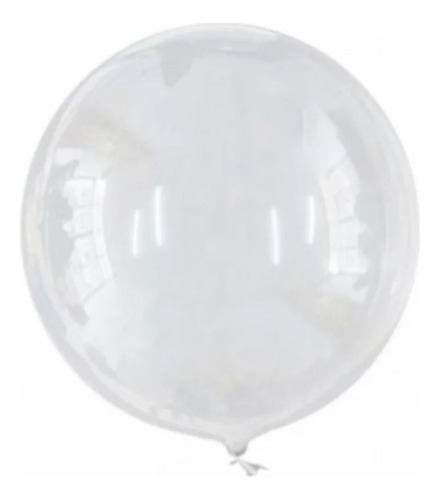 10 Unidades Balão Bubble 24 Polegadas 60cm Transparente 