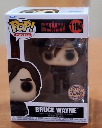 Funko Pop Bruce Wayne #1194 Special Edition The Batman