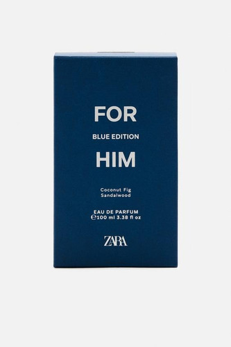 Perfume Zara For Him Blue Edition 100ml Nuevo Hombre