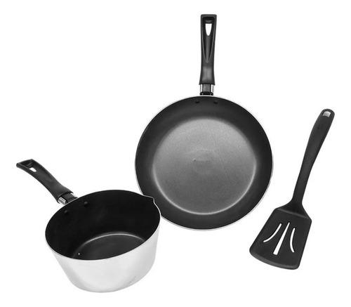 Paquete De Baterías De Cocina Cherry Ekco Classic 6pz Practi Color Plateado