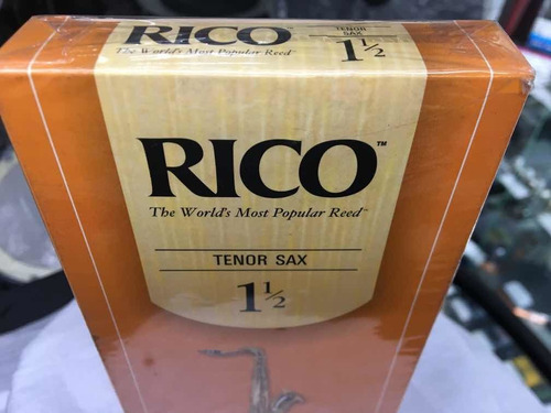 Palheta Rico Sax Tenor N° 1,5 C/ 25 Unidades