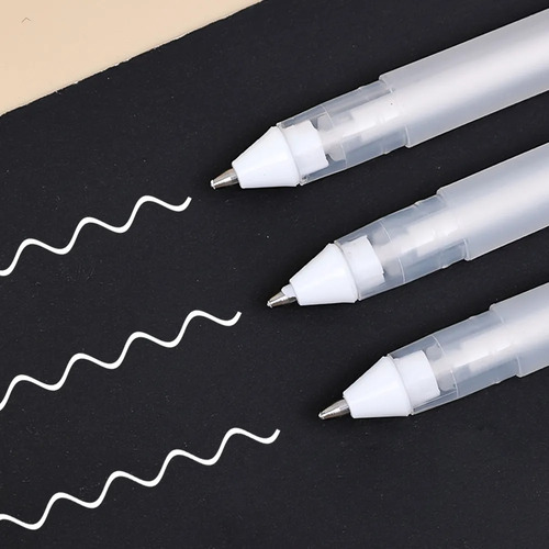 20* Canetas De Tinta Branca Para Canetas De Design De Ilustr