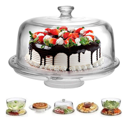 Pedestal Para Tarta De Cristal Soporte Base Plato Elegante