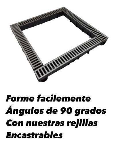 Rejilla Lineal 6x50 Cm Con Rejas De Aluminio Encantrasbles