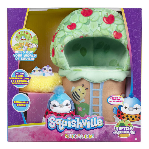 Squishville - Set de juego Squishmallow - Tip Top Treehouse