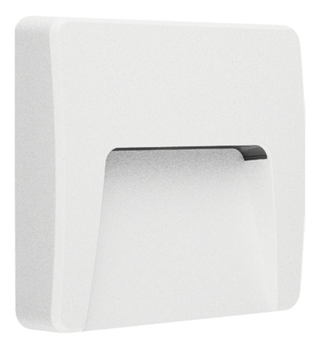 Lampara Exterior Ip65 Macroled Aplique Cuadrado Blanco