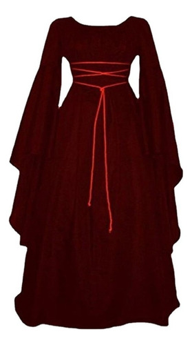Vestido Vintage Para Mujer Vestido Medieval De Halloween