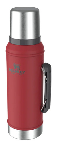 Termo Stanley Clásico 950ml Inx Manija Tapon Cebador Rojo Ct