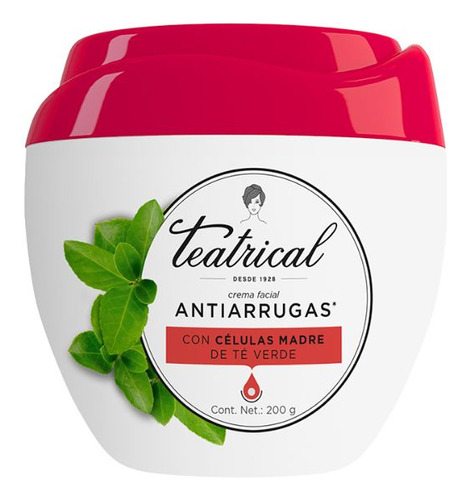 Teatrical Crema Facial Antiarrugas Celulas Madre 200g