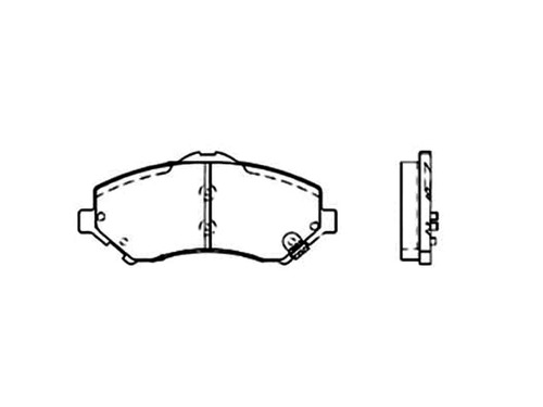 Juego  Balatas Wrangler Unlimited Rubicon 4 Ptas 08-17 Del.