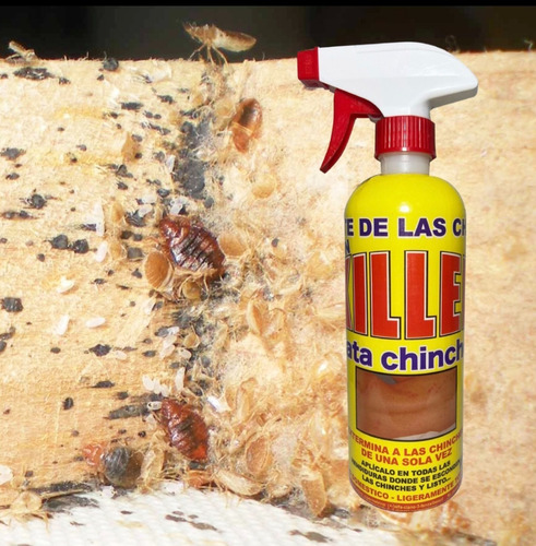 Mata Insectos Chinches Cucarachas Killer 6 Pzs 500 Ml