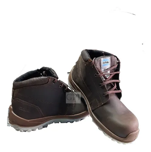 Botin Cobalto Ombu Calzado De Seguridad Botita Marron