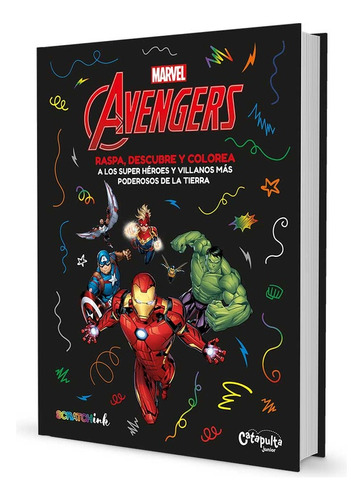 Raspa, Descubre Y Colorea - Marvel Avengers - Scratchink