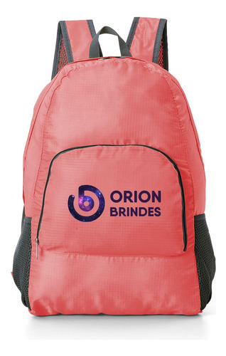 20 X Mochila Dobrável 25 Litros Personalizada Colorido Cor Rosa Desenho Do Tecido