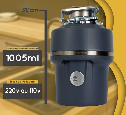 Triturador De Alimentos Insinkerator Evolution 100 220v 110v