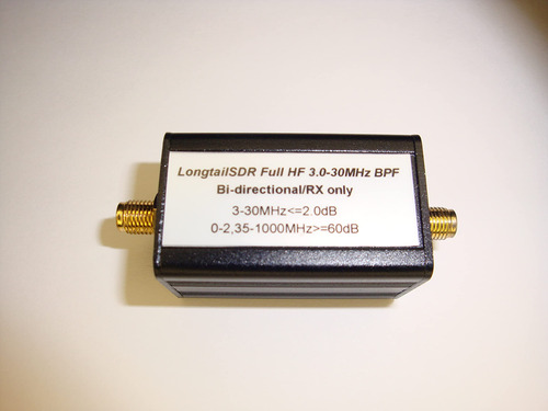 Filtro Paso Banda Sdr Full Hf 3 .0 -30 Mhz 50 Ohmio Solo