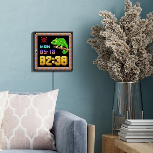 Imagen 7 de 10 de Pixoo 64 Divoom Pantalla Led Smart Pixel Art