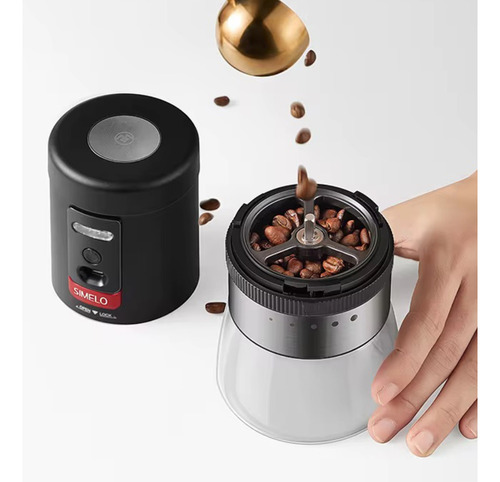 Molinillo Café Eléctrico Portátil Simelo 5 Niveles Molienda