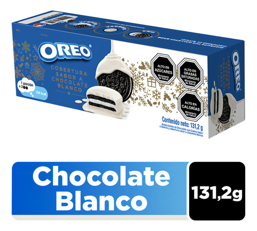 Galletas Oreo Cobertura Sabor A Chocolate Blanco 131,2 G