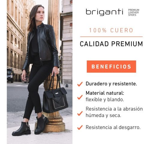 Mochila Unisex Cuero Bandolera Briganti Moda Casual Acc61691
