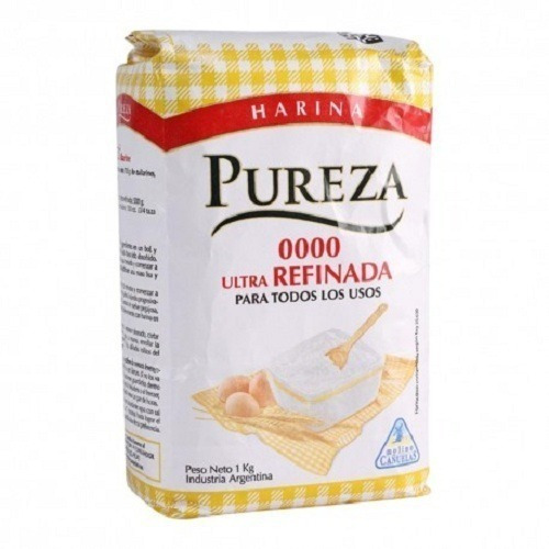 Harina Pureza 0000 1 Kilo X 20 Unidades