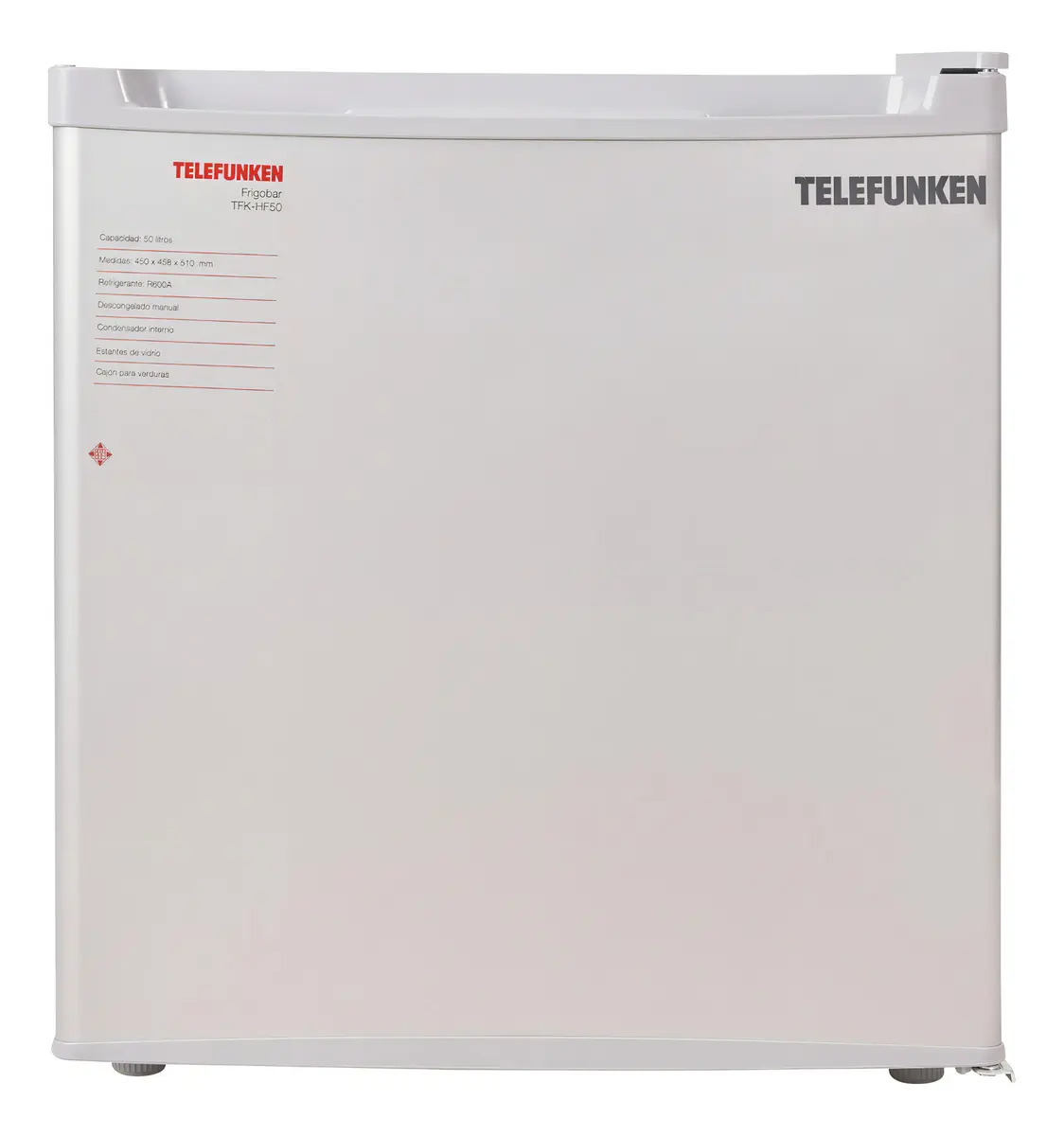 Heladera Frigobar Telefunken 50 Litros Plata Tfk-hf50