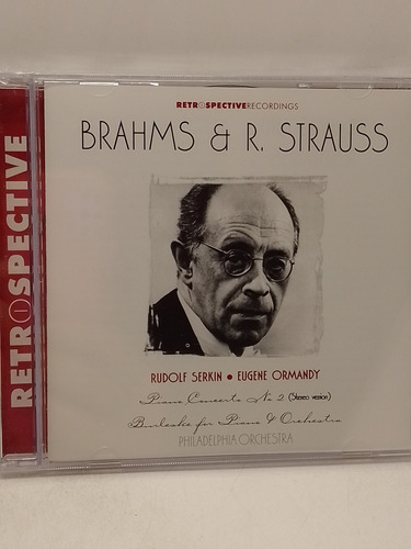 Brahms & Strauss Retrospective Cd Nuevo  