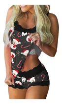 Comprar Pijama Mujer Pantalon Corto Algodon Ropa Dormir Para