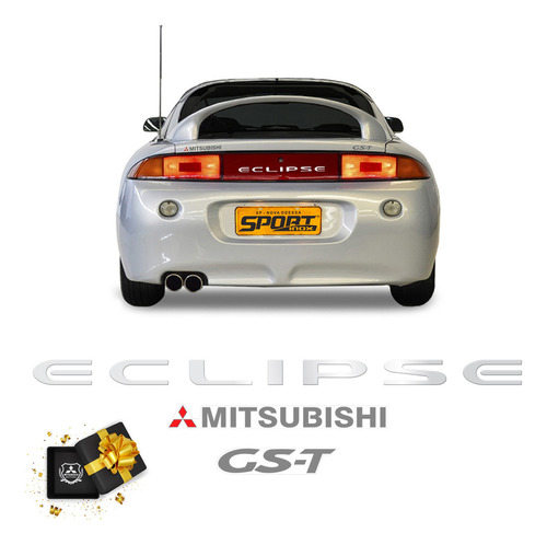 Adesivos Para Mitsubishi Eclipse Resinado + Gs-t 1995/1998