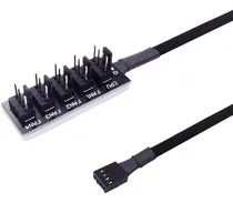 Comprar Cooler Hub Splitter Divisor 1 A 5x 4 O 3 Pines Pwm 