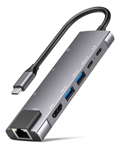 Adaptador Multipuerto Usb C 9 En 1 Con Gigabit Ethernet, 100